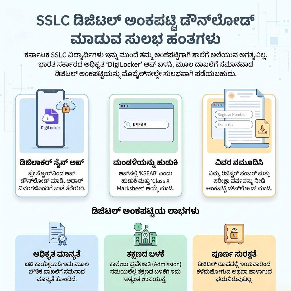 Sslc Maskard SSLC Marks Card 2026: ಈಗ ಮೊಬೈಲ್ ನಲ್ಲೇ ಸಿಗಲಿದೆ, ಹೀಗೆ ಡೌನ್ಲೋಡ್ ಮಾಡಿ